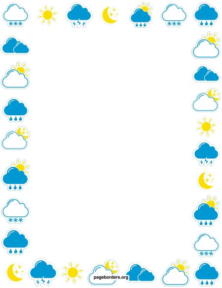 Рамка погода