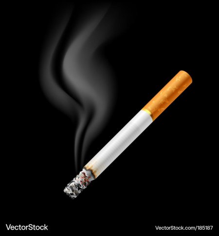 Горящая сигарета