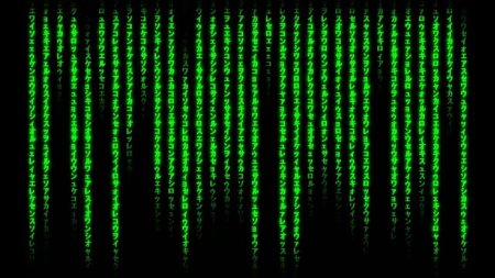 Матрица зеленые цифры нео