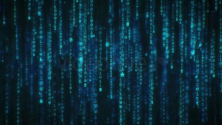 Матрица 101011010010101001010 синяя