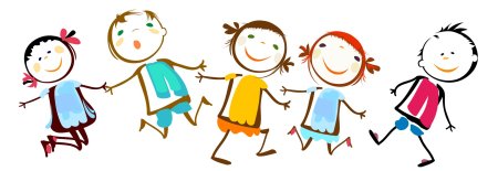 Дети на прозрачном фоне