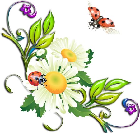 Цветочки для оформления