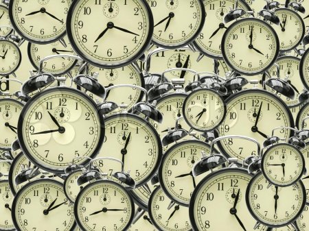 Часы много