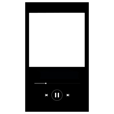 Рамка музыкальный плеер