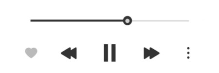 Кнопки плеера на прозрачном фоне