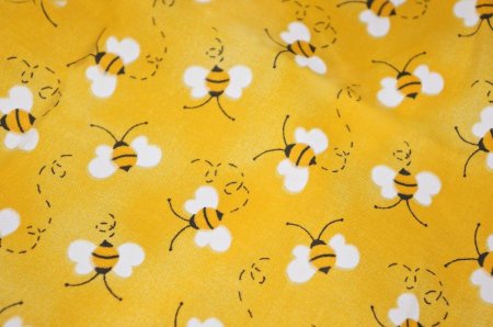 Ткань с пчелками