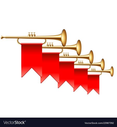 Труба с красным флагом