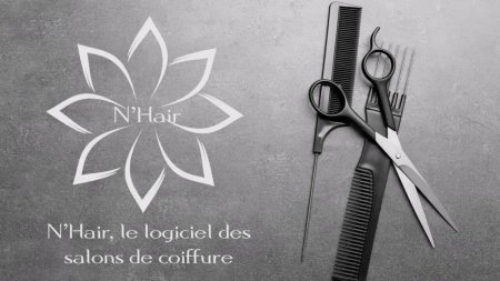 Визитки парикмахера с ножницами