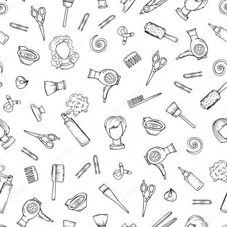 Фон парикмахерская