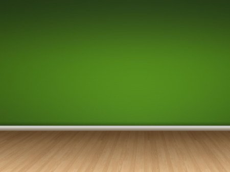 Интерьер зеленый