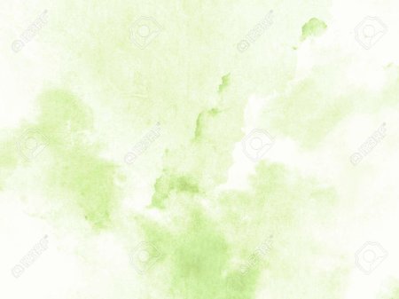 Акварельные разводы зеленые