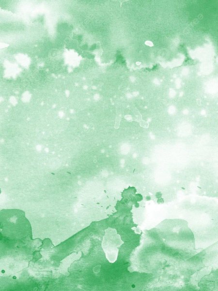 Зеленая акварель