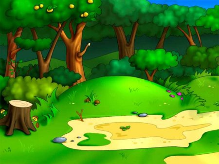 Сказочная Полянка в лесу