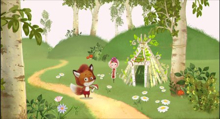 Машины сказки серия лисичка со скалочкой