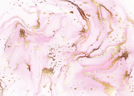 Мрамор розовый с золотом