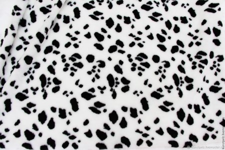 Искусственный мех далматинец