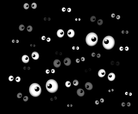 Many eyes in the dark