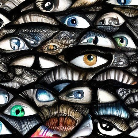 Много глаз рисунок