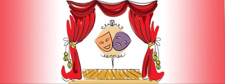 Фон театр для презентации