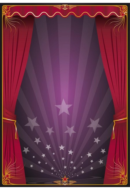 Театральный фон для афиши
