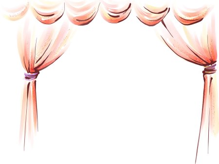 Шторы на прозрачном фоне