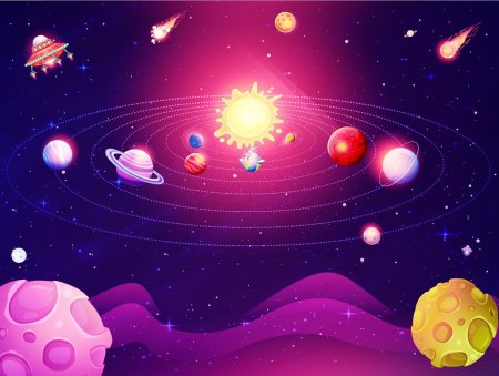 Космос планеты для детей