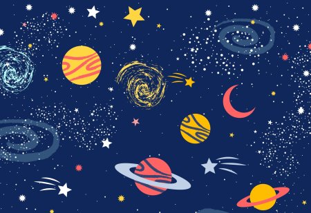 Фон космос для детей дошкольного возраста