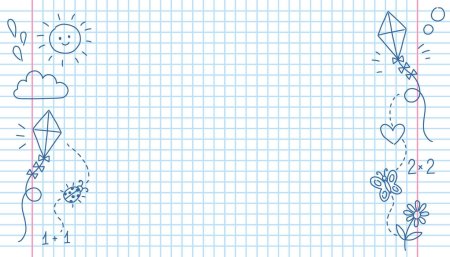 Тетрадный фон