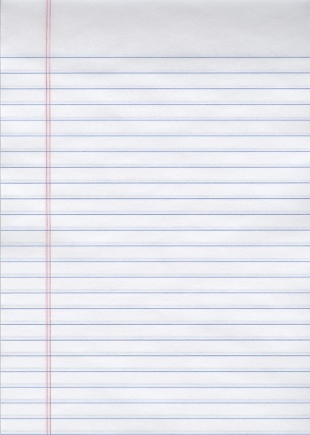 Тетрадный лист а4 в линию