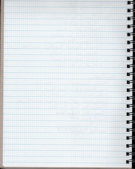 Тетрадный листок в клеточку