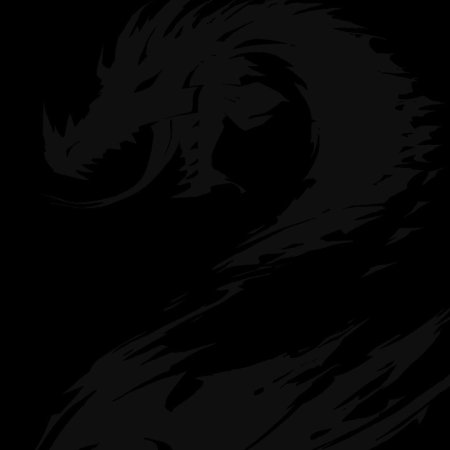 Черный обой