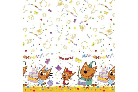 Скатерть три кота