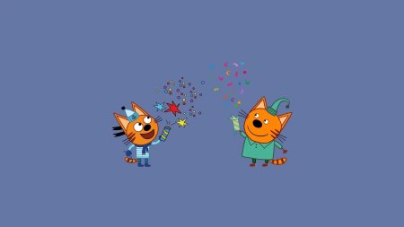 Три кота заставка