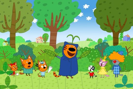 Мультфильм три кота мультики