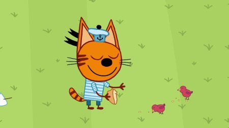 Три кота мультфильм Коржик