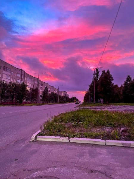 Розовые закаты