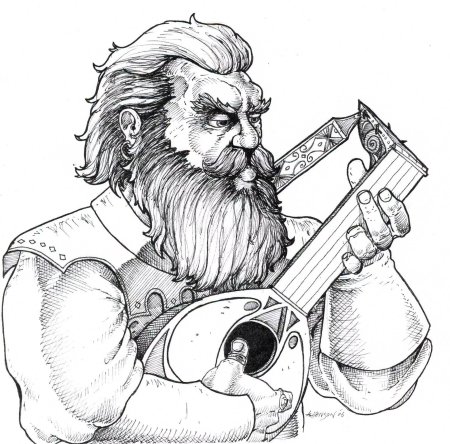 Бард Дварф Art