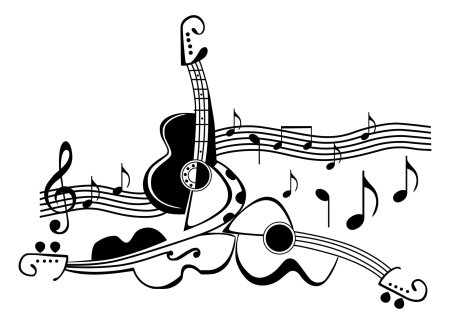 Рисунок на тему музыка