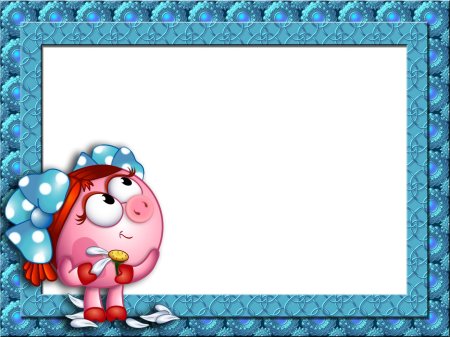 Рамка смешарики