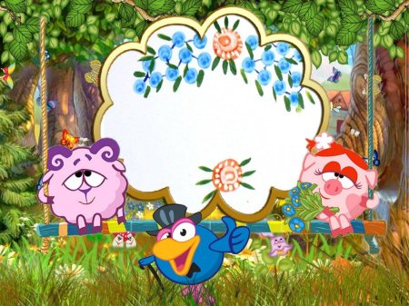 Смешарики рамка