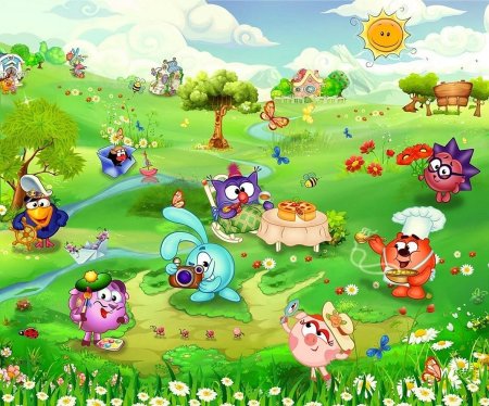 Фон смешарики