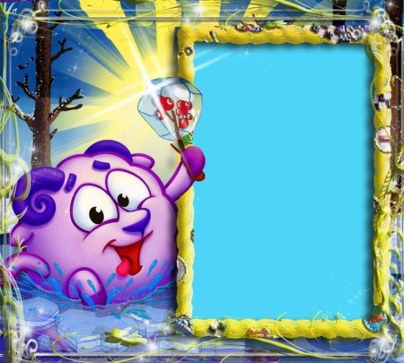 Рамка для фотошопа смешарики