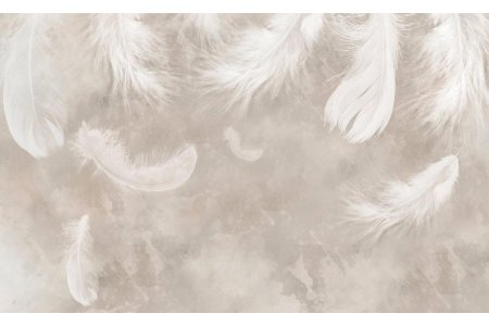 Бежевые перья