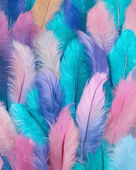 Цветные перья