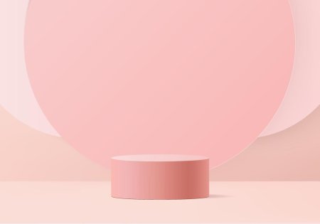 Пьедестал розовый