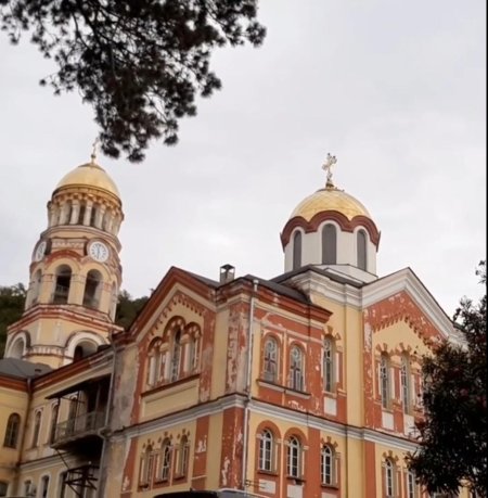 Новоафонский монастырь новый афон стиль