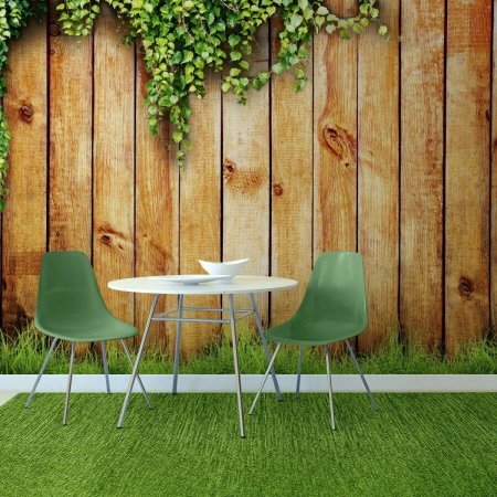 Фотообои под дерево в интерьере