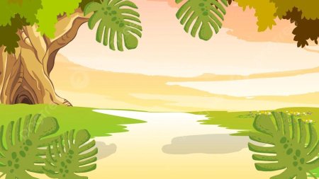 Фон детский тропики