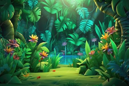 Джунгли фон