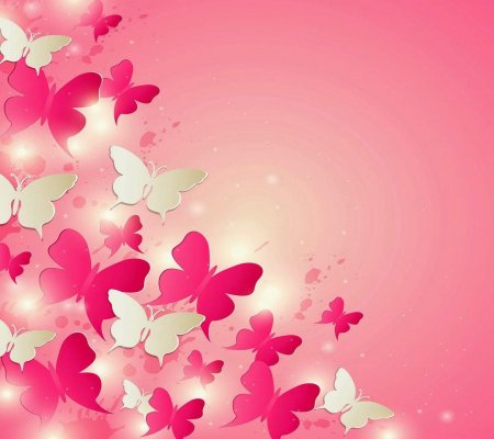 Красивый фон с бабочками